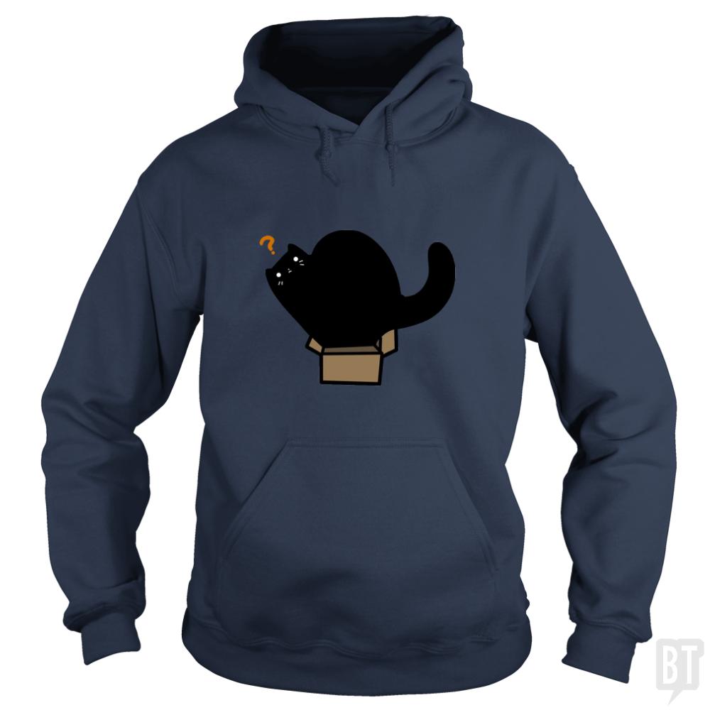 Black Cat Tiny Box Hoodie