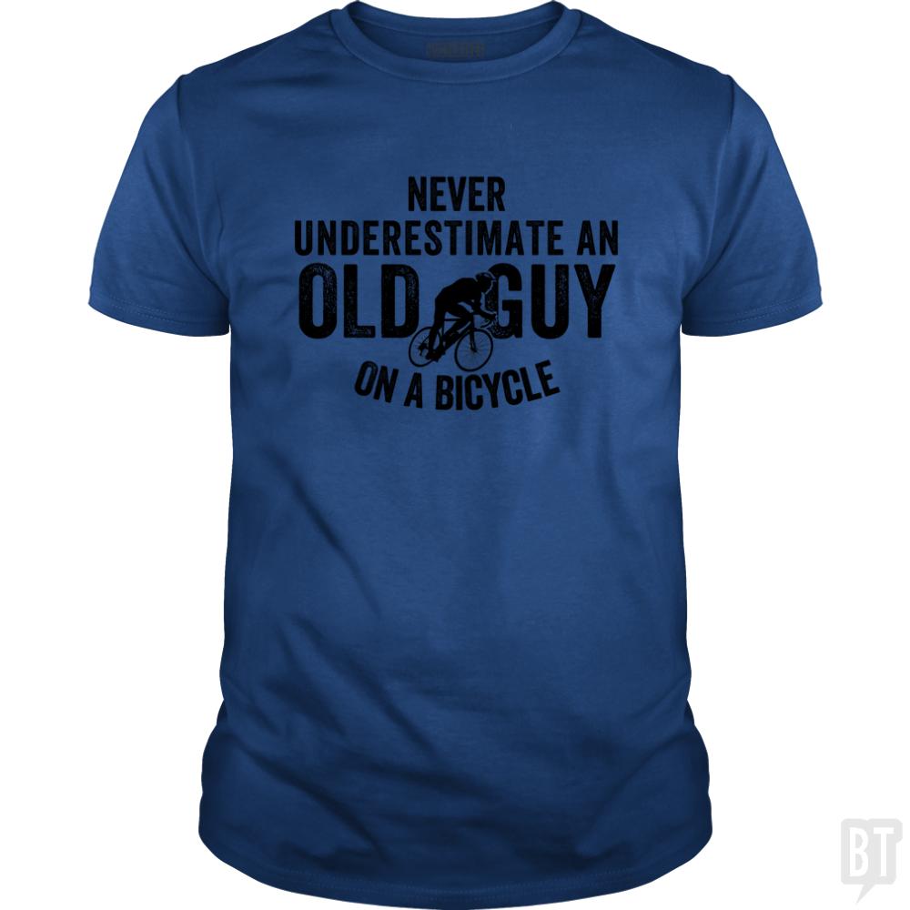 Never Underestimate An old Guy On A Bicycle