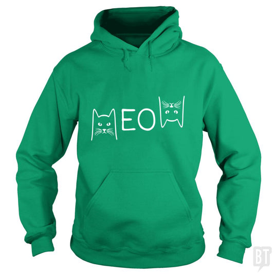 Funny Cats Meow Cat Hoodie