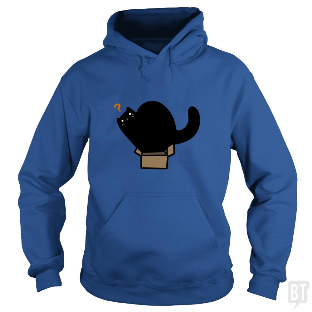 Black Cat Tiny Box Hoodie