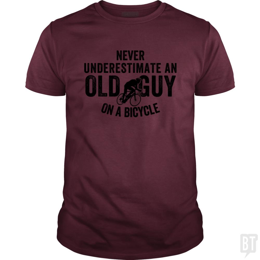 Never Underestimate An old Guy On A Bicycle