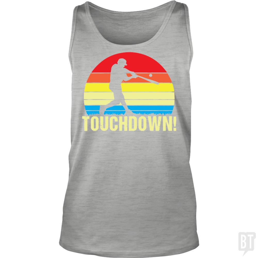 Touchdown Baseball Tank Tops