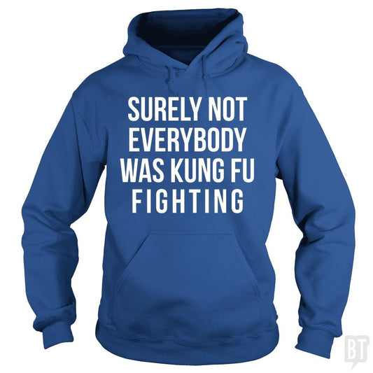 Surely Not Everybody Was Kung Fu Fighting Hoodie