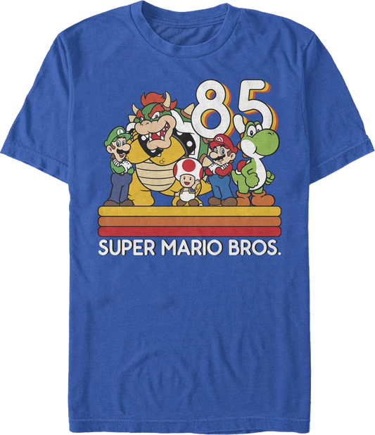 Retro Group Photo Super Mario Bros. T-Shirt