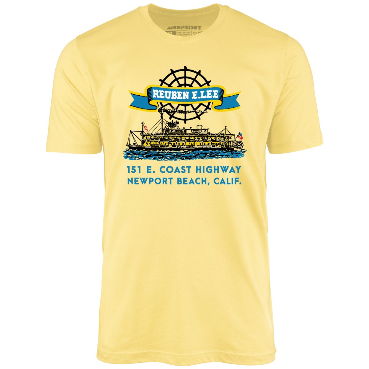 Reuben E. Lee - Newport Beach, CA - Vintage Restaurant - Unisex T-Shirt