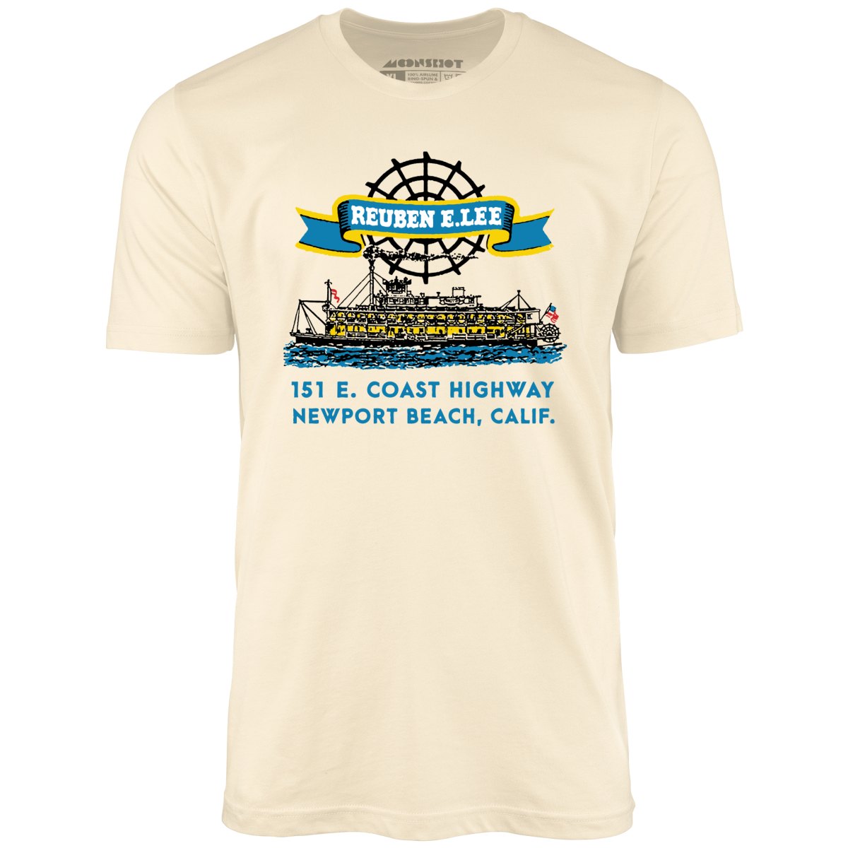 Reuben E. Lee - Newport Beach, CA - Vintage Restaurant - Unisex T-Shirt