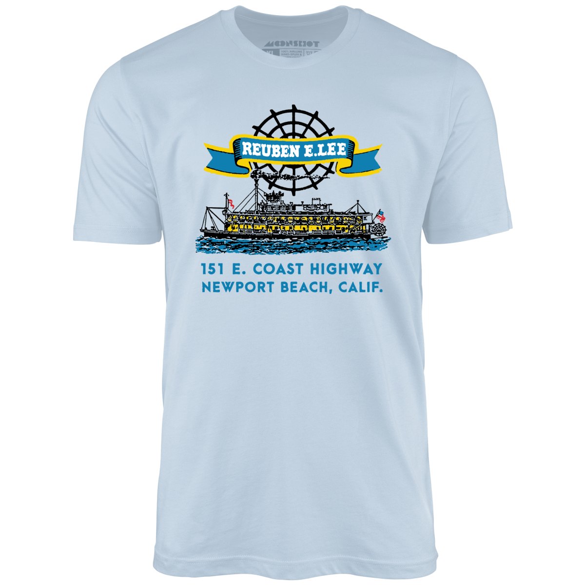 Reuben E. Lee - Newport Beach, CA - Vintage Restaurant - Unisex T-Shirt