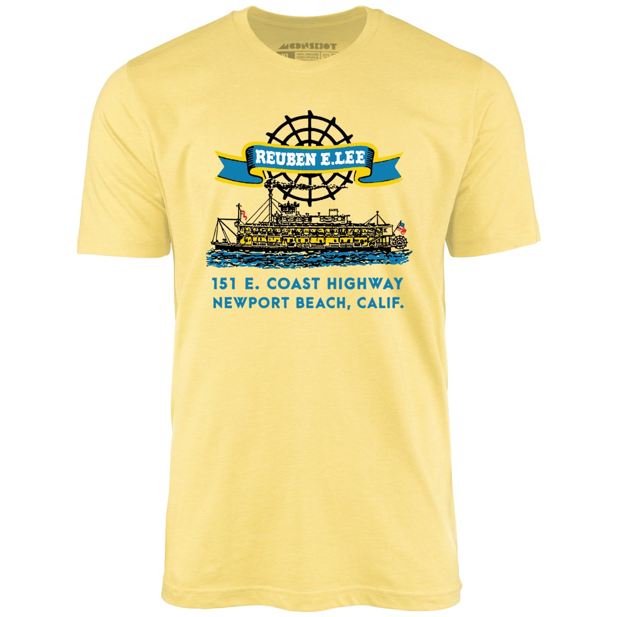 Reuben E. Lee - Newport Beach, CA - Vintage Restaurant - Unisex T-Shirt