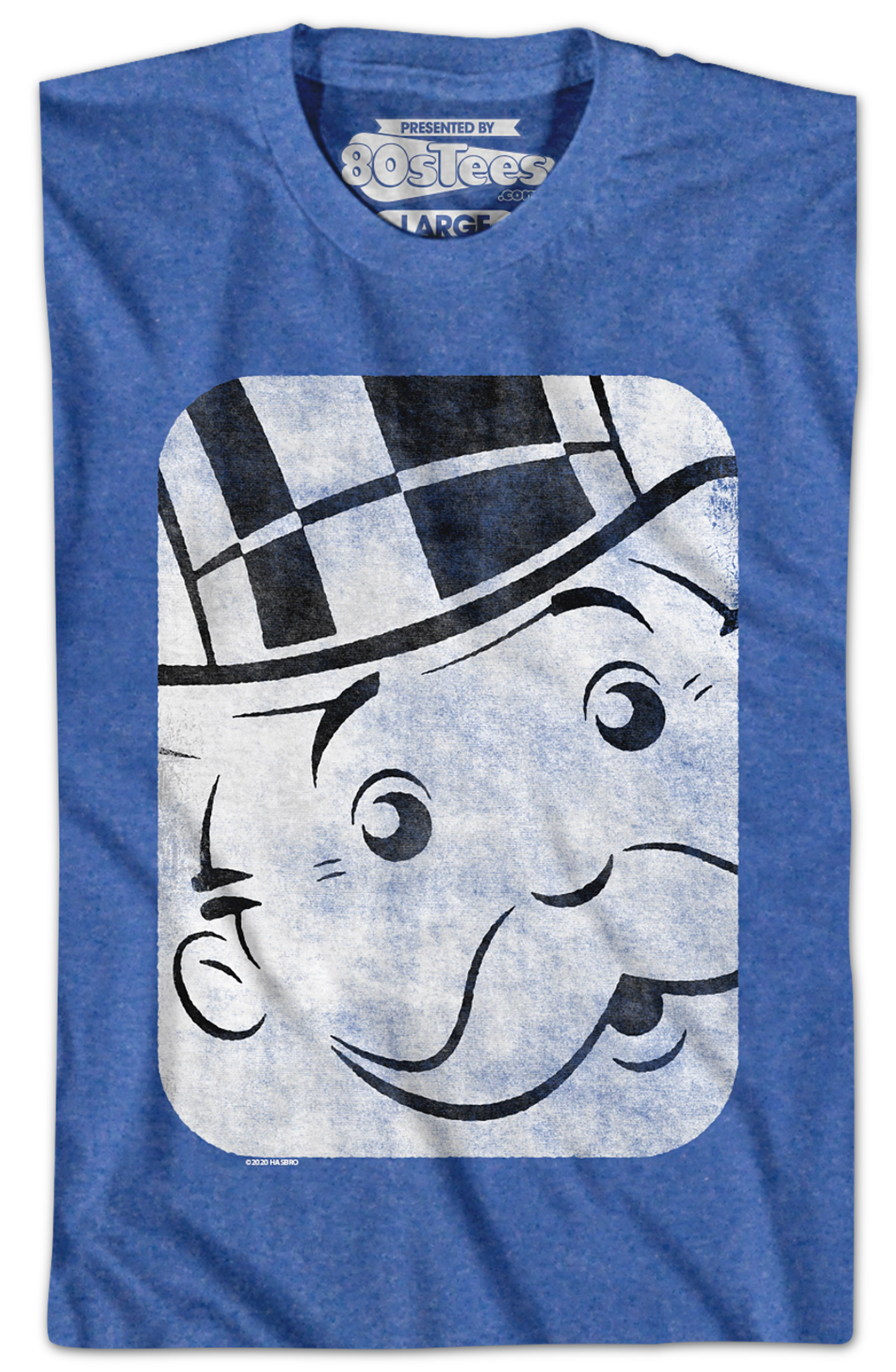 Rich Uncle Pennybags Head Shot Monopoly T-Shirt