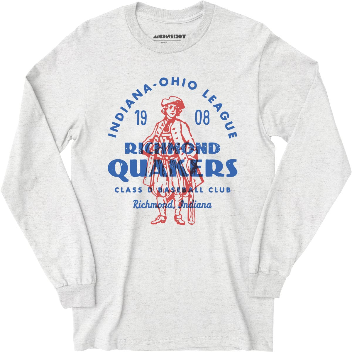 Richmond Quakers - Indiana - Vintage Defunct Baseball Teams - Long Sleeve T-Shirt