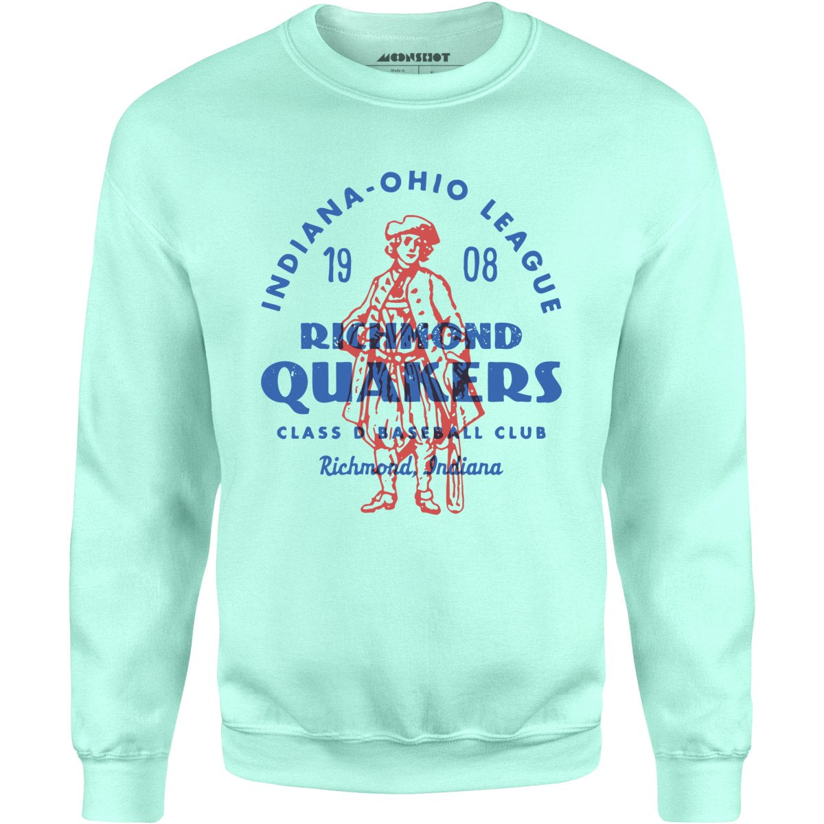 Richmond Quakers - Indiana - Vintage Defunct Baseball Teams - Unisex Sweatshirt