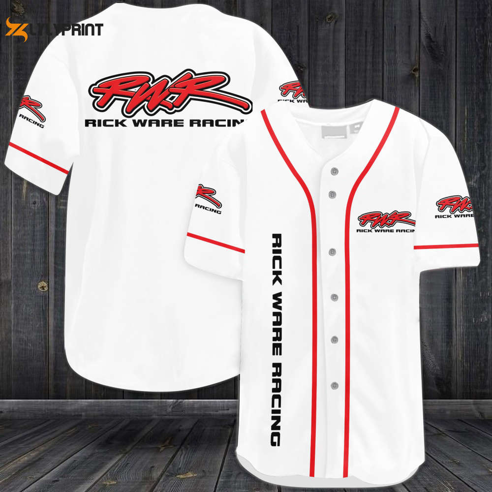 Rick Ware Racing Car Team Baseball Jersey - Gift for Men Women - lylyprint.com