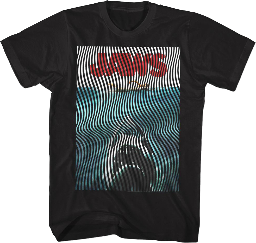 Ripples Poster Jaws T-Shirt
