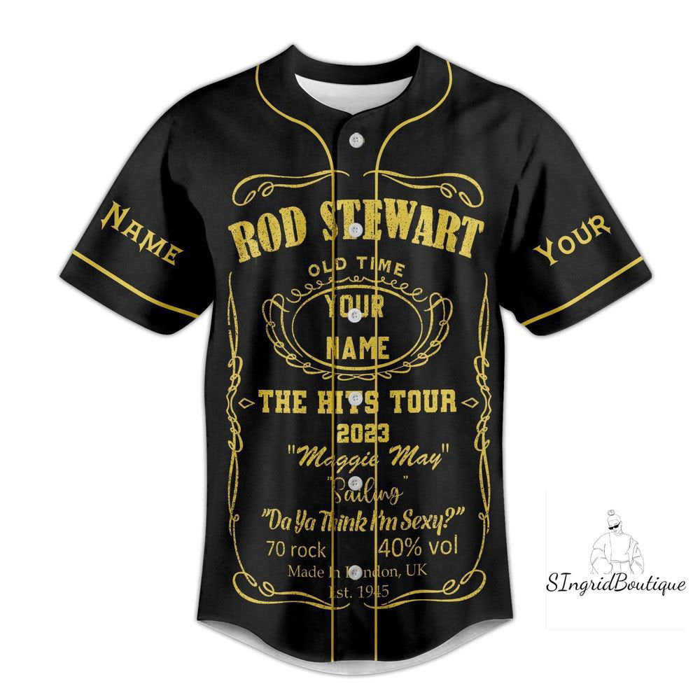 Rod Stewart Jersey Shirt, Custom Rod Stewart Baseball Jersey - lylyprint.com