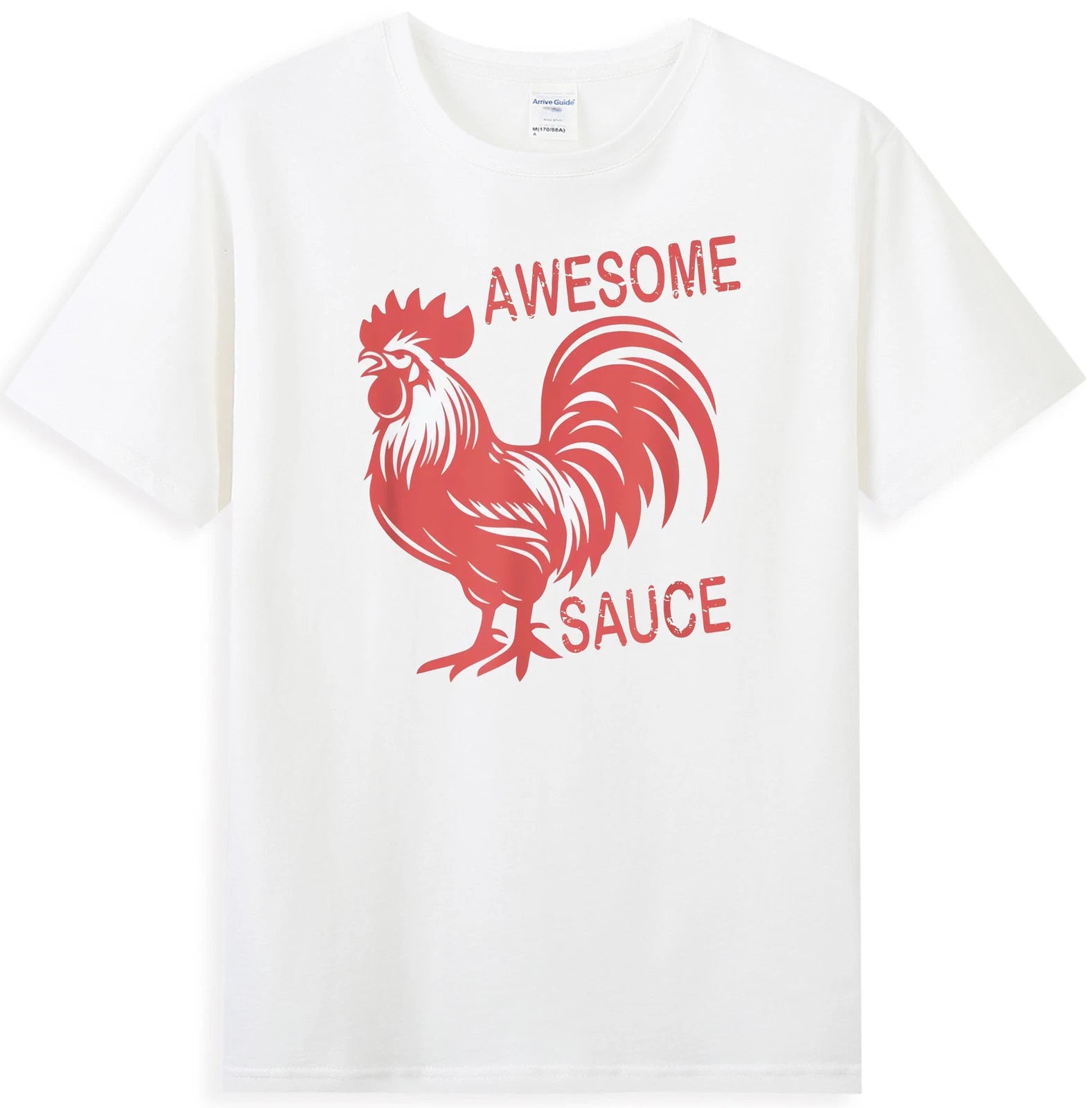 Awesome Sauce With Picture Of Rooster Men's T-Shirt