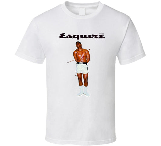Muhammed Ali, Esquire, Cover, T-Shirt, Boxing, Arrows, Retro, 60's