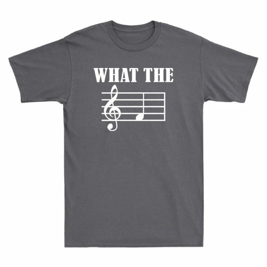 Graphic F The Funny What Cotton Note T-Shirt Musical Men's Gift Note Musical
