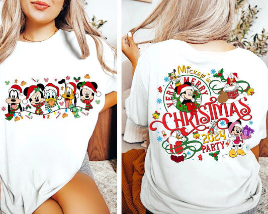 2-Sided Very Merry Christmas Shirt  Friends Group Christmas Gift , Gift For Xmas