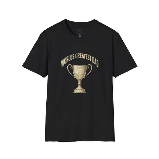 World's Greatest Dad Trophy T-Shirt | Father's Day Tee