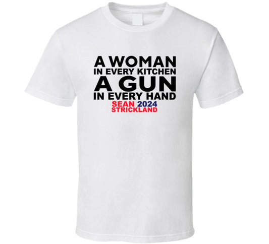 A Woman In Every Kitchen Sean Strickland Mma Fan T Shirt