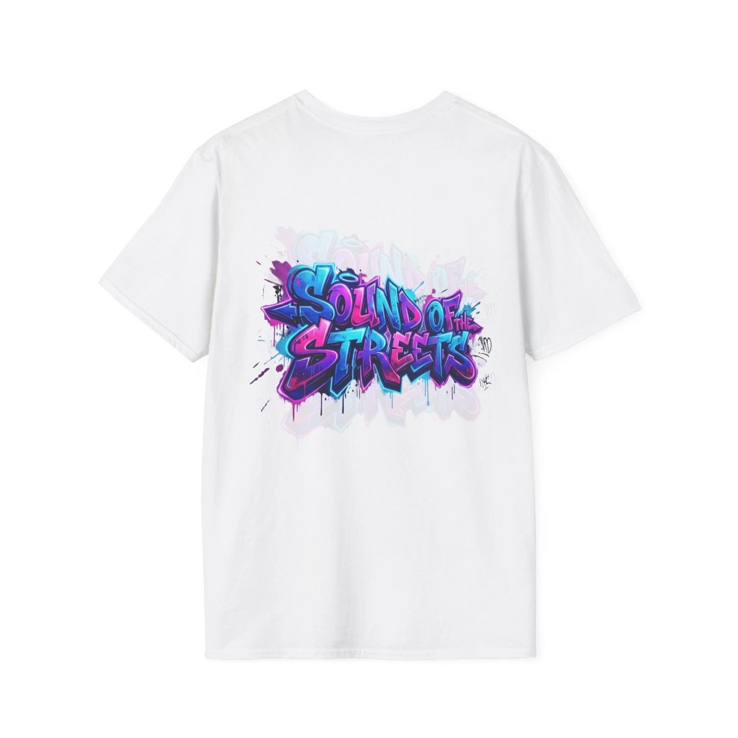 Sound of the Streets T Shirt Graffiti Streetwear Hip Hop Urban Back Print Tee