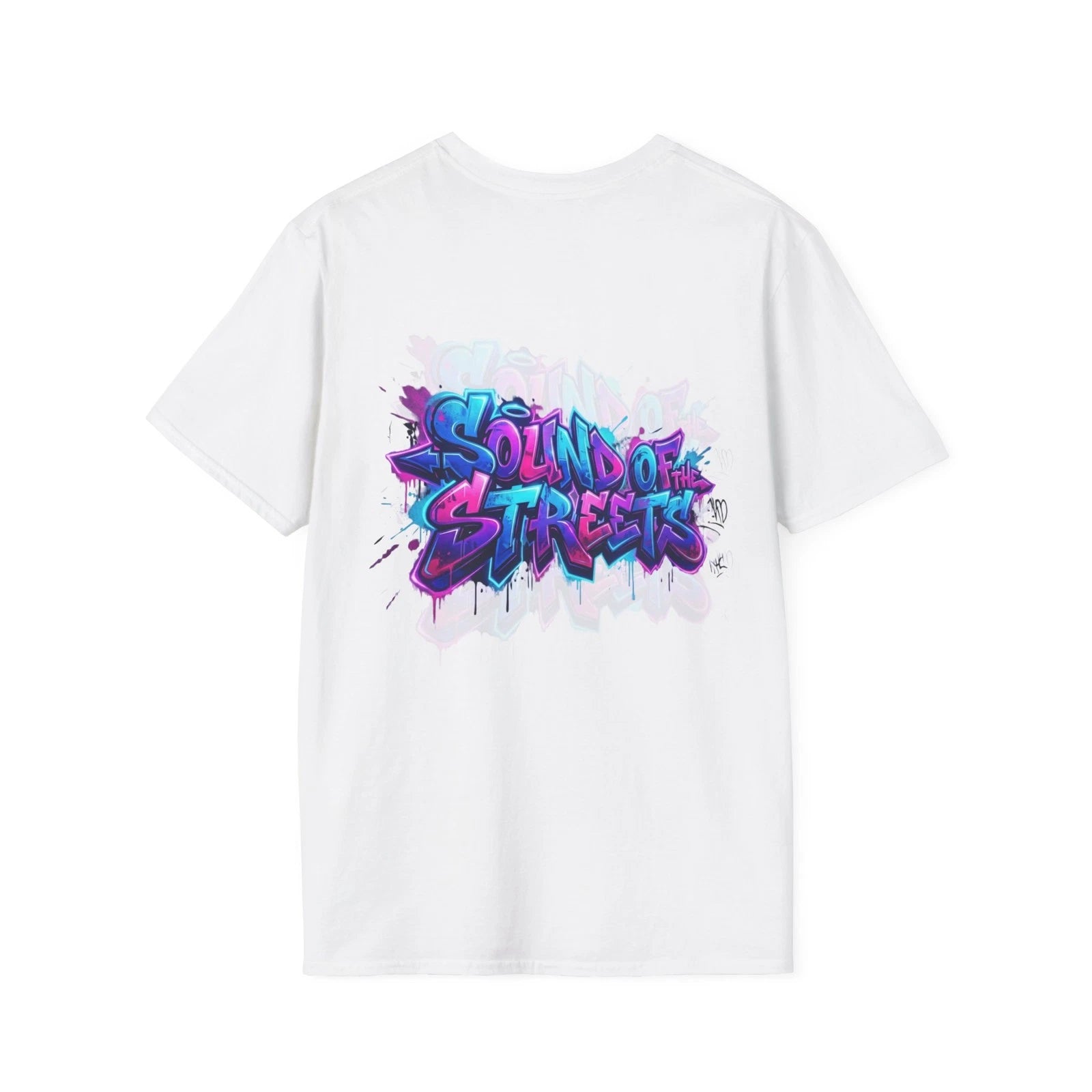 Sound of the Streets T Shirt Graffiti Streetwear Hip Hop Urban Back Print Tee