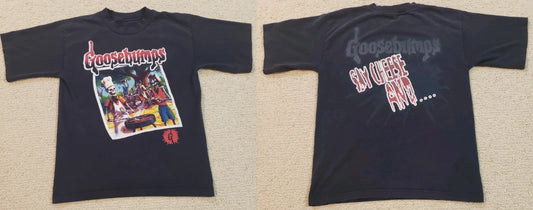 Goosebumps Say Cheese And Die T-Shirt Vintage Rare Horror Graphic Tee S-5XL