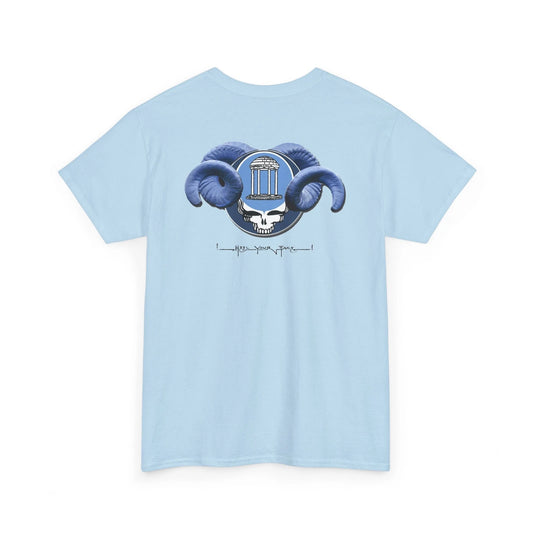 Grateful Dead Stealie Heel Your Face UNC Chapel Hill Tarheels Heavy Cotton Shirt