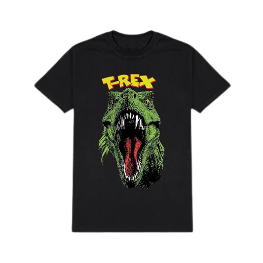 Primal T-Rex Graphic T-Shirt Vintage Dinosaur Streetwear Tee Retro Monster Top