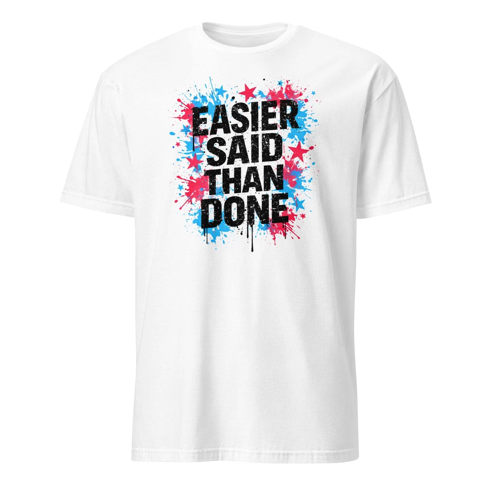 Urban Streetwear Graphic Tee Retro Graffiti Style Shirt Edgy Motivational Tshirt