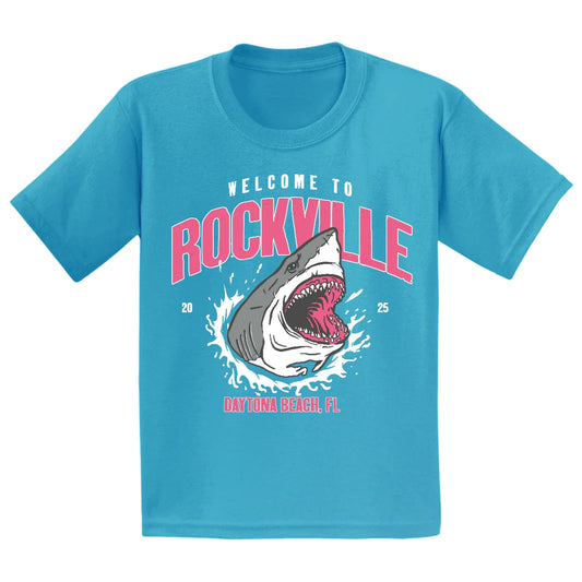 Welcome To Rockville 2025 "Sharkbite" Youth Reprint Graphic T-Shirt All Sizes