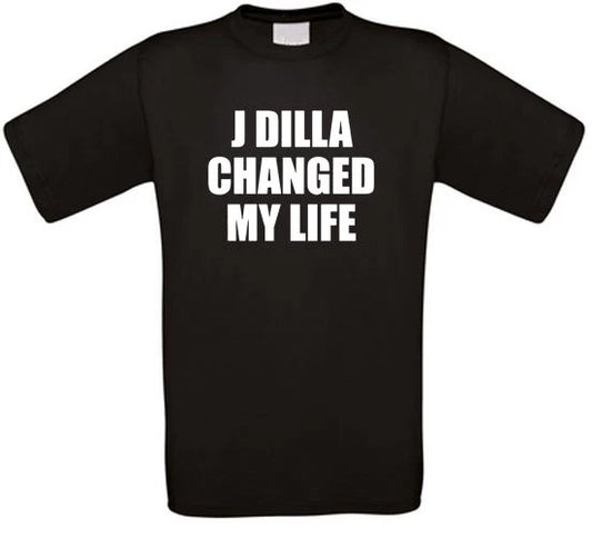 J Dilla Changed My Life Jay Dee Rap Hip Hop T-Shirt NEW