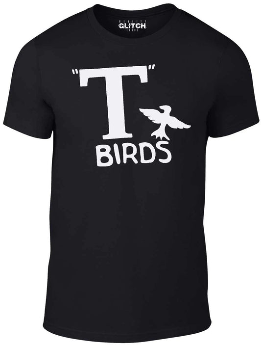T Birds Mens T-Shirt - Funny retro musical 70s joke Grease fancy dress fashion