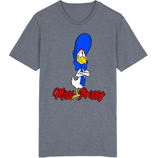 Miss Prissy Hen Cartoon Retro Vintage T Shirt