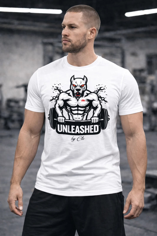 Unleashed Pitbull: Unisex t-shirt