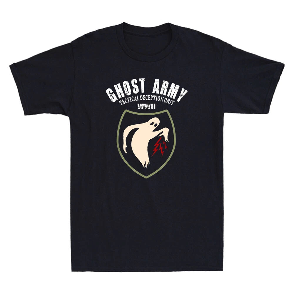 Ghost Army World War 2 Tactical Deception Unit Funny Design Vintage Mens T-Shirt