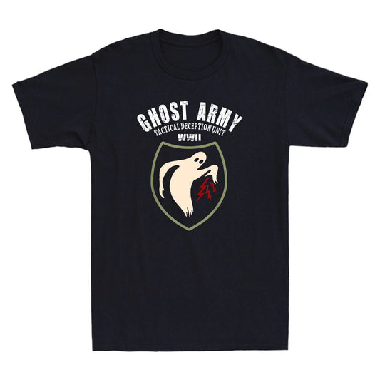 Ghost Army World War 2 Tactical Deception Unit Funny Design Vintage Mens T-Shirt