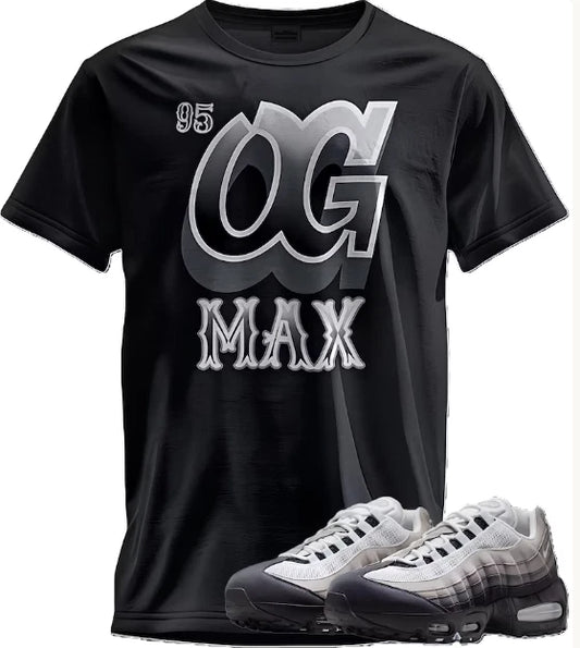 T-Shirt Matching Max OG 95 Grey/Gradient