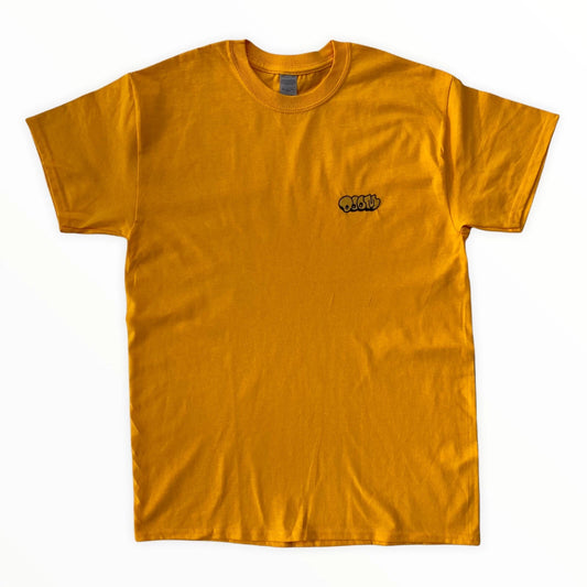 Actual Fact MF Doom Bubble Embroidered Yellow T Shirt
