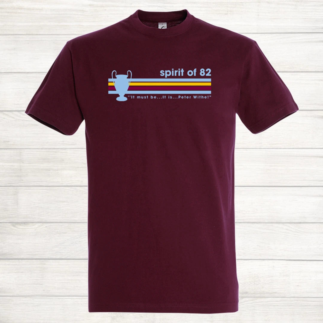 Aston Villa Football Spirit of 82 Prepared The Holte End UTV T Shirt