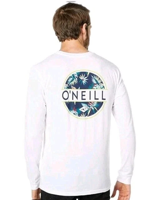 Oneill Surf Shirt Mens Large White Long Sleeve Shirt Lightweight New w Tags