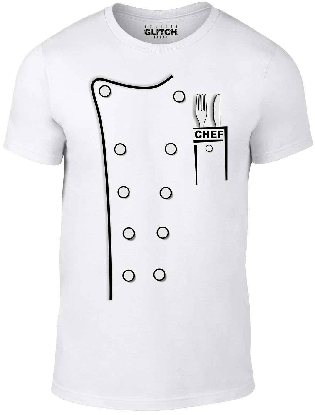Chef Whites T-Shirt - Men's Funny Cooking Gift Cook Food Outfit Kitchen Costume
