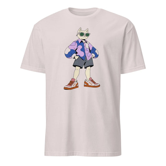 Cool Hypebeast Cat Shirt Retro Aesthetic Streetwear Graphic Tee Urban Anime Top