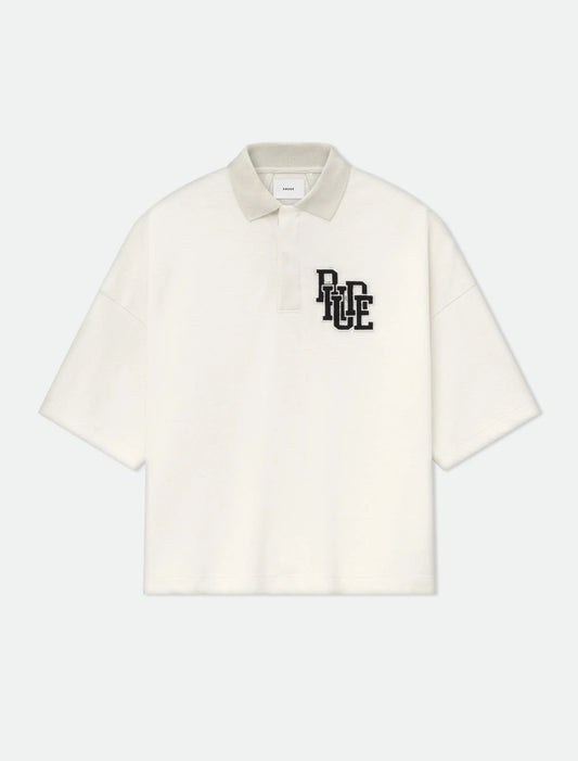 RHUDE vintage vintage slogan logo Men Women short sleeved T-shirt