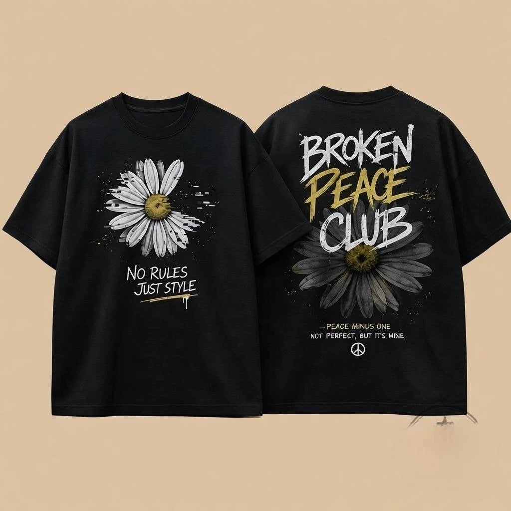 GD Inspired Daisy Graphic T-Shirt Broken Peace Club
