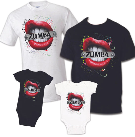 Zumba T-Shirt Dance Fitness Workout Music shirt Exercise Gym aerobic matching