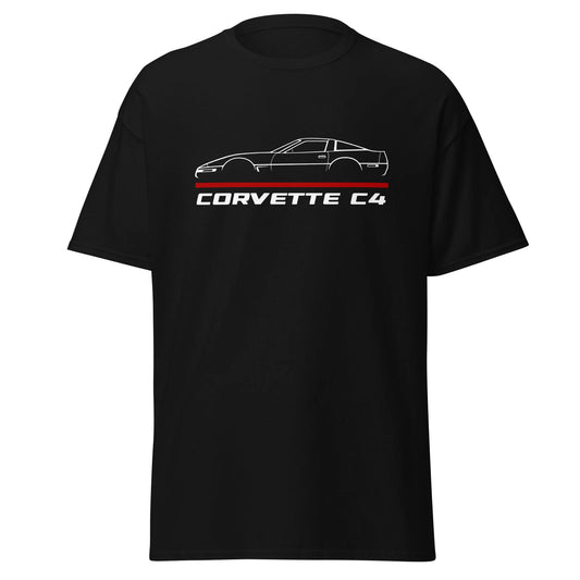 Premium T-Shirt For Chevrolet Corvette C4 Car Enthusiast Birthday Gift