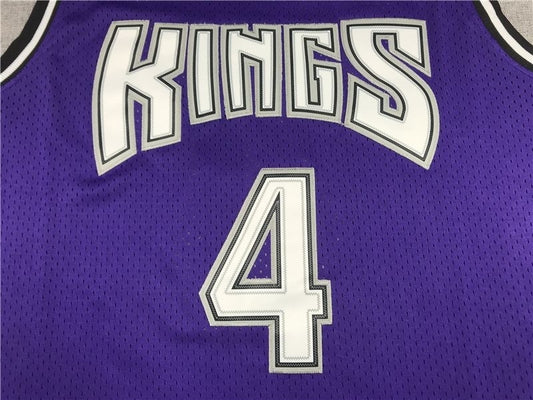 sacramento kings #4 chirs webber Kings 4 Purple Retro Logo Style 1