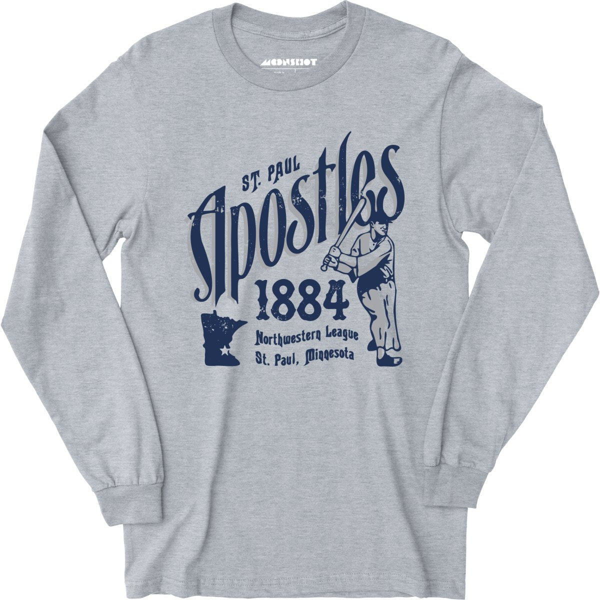 Saint Paul Apostles - Minnesota - Vintage Defunct Baseball Teams - Long Sleeve T-Shirt