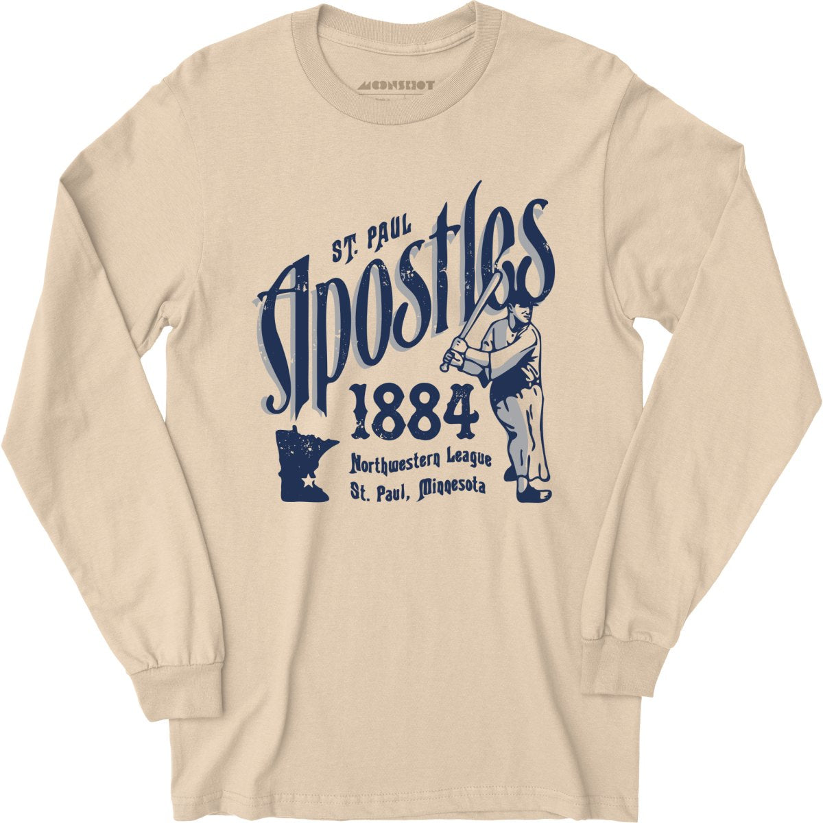 Saint Paul Apostles - Minnesota - Vintage Defunct Baseball Teams - Long Sleeve T-Shirt